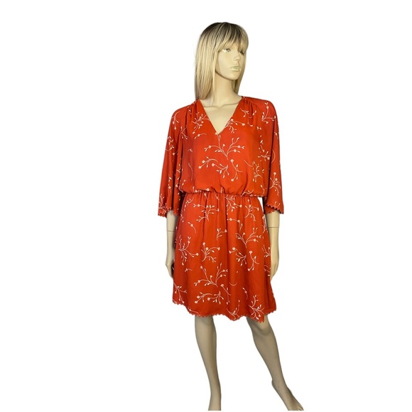 JOIE DAKODA MINIMALIST FLORAL PRINT DRESS IN AUTUMN - Picture 11 of 11
